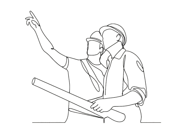 Engineer Line Art
